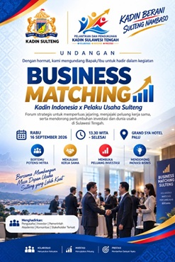 Kgiatan Bisnis Matching KADIN Sulteng